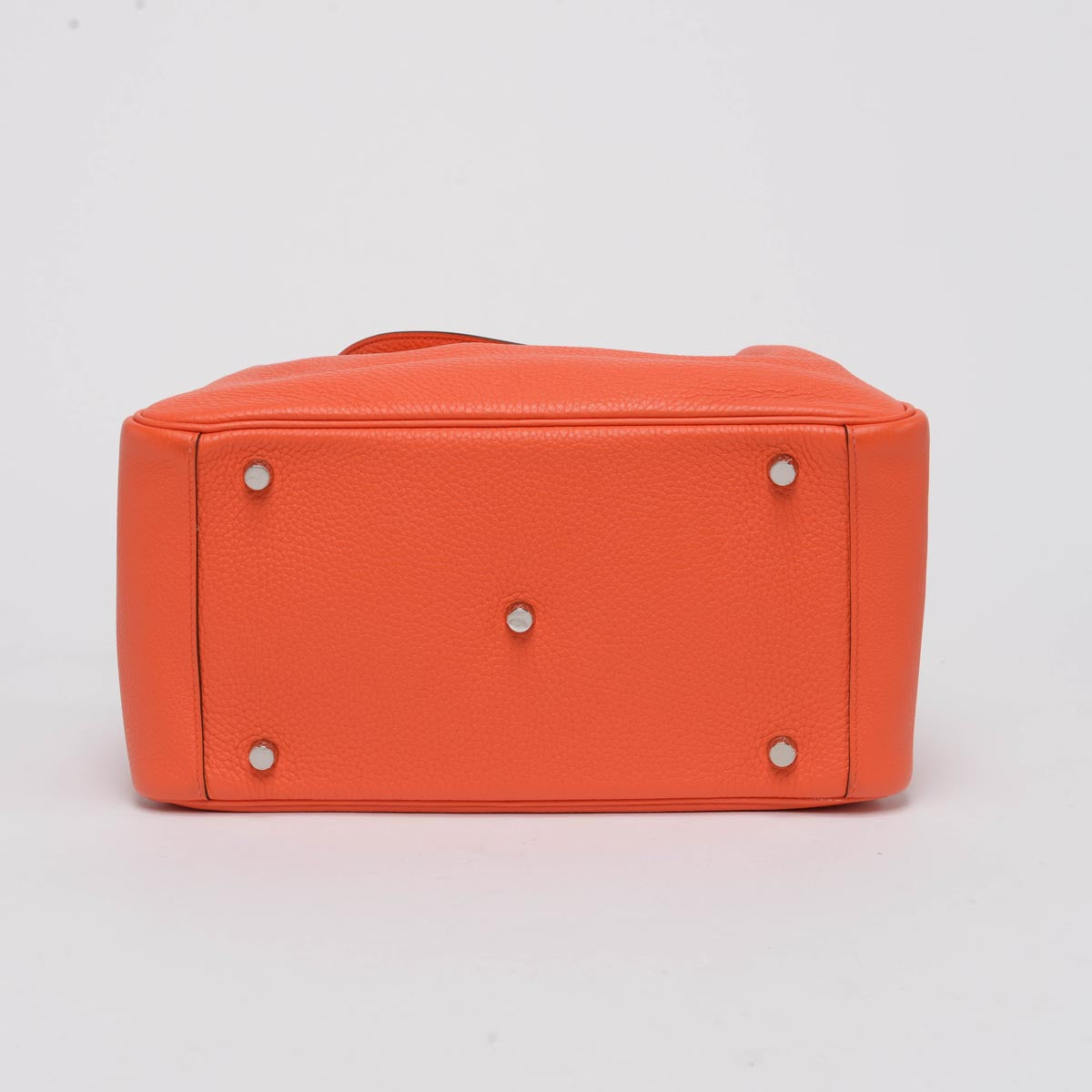 Hermes Orange Poppy Clemence Lindy 30