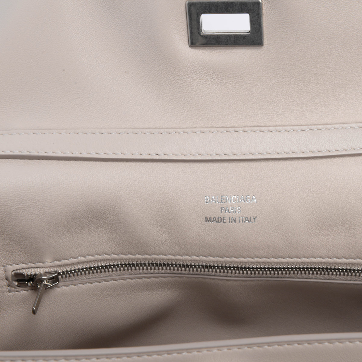 Balenciaga Almond Smooth Calfskin Small Rodeo Bag