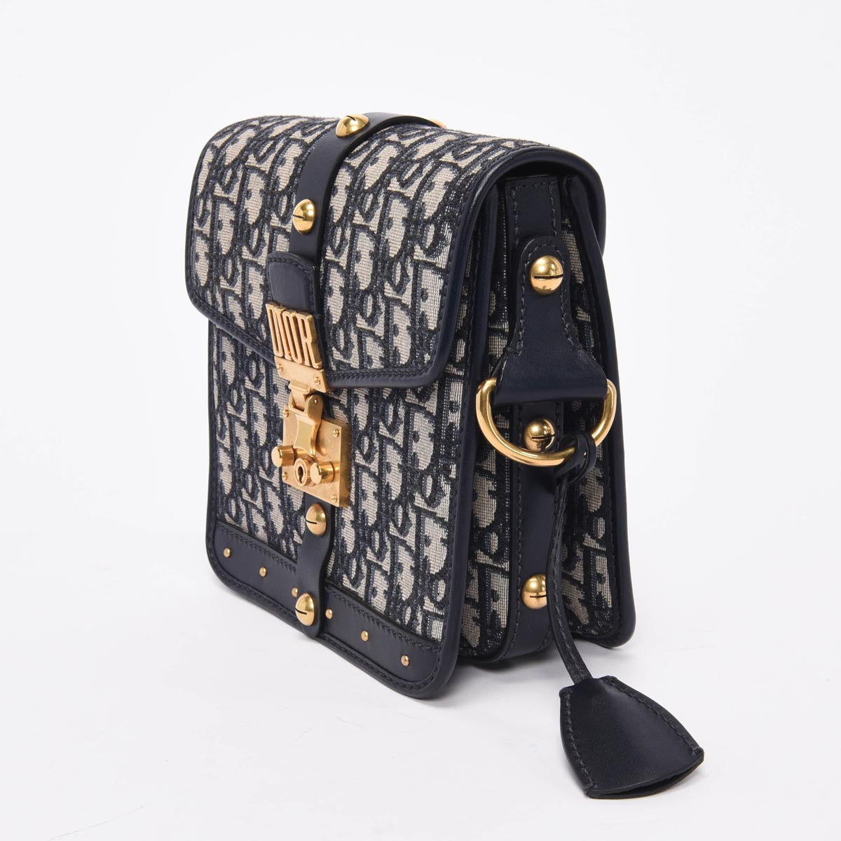 Dior Blue Oblique Jacquard DiorAddict Messenger Bag