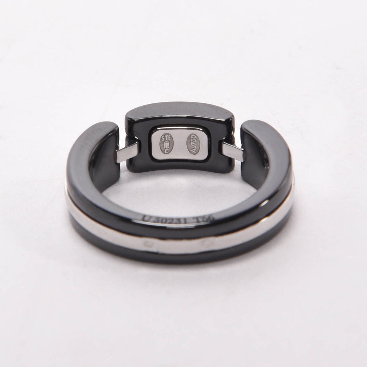 Chanel Black Ceramic, White Gold & Diamond Ultra Ring