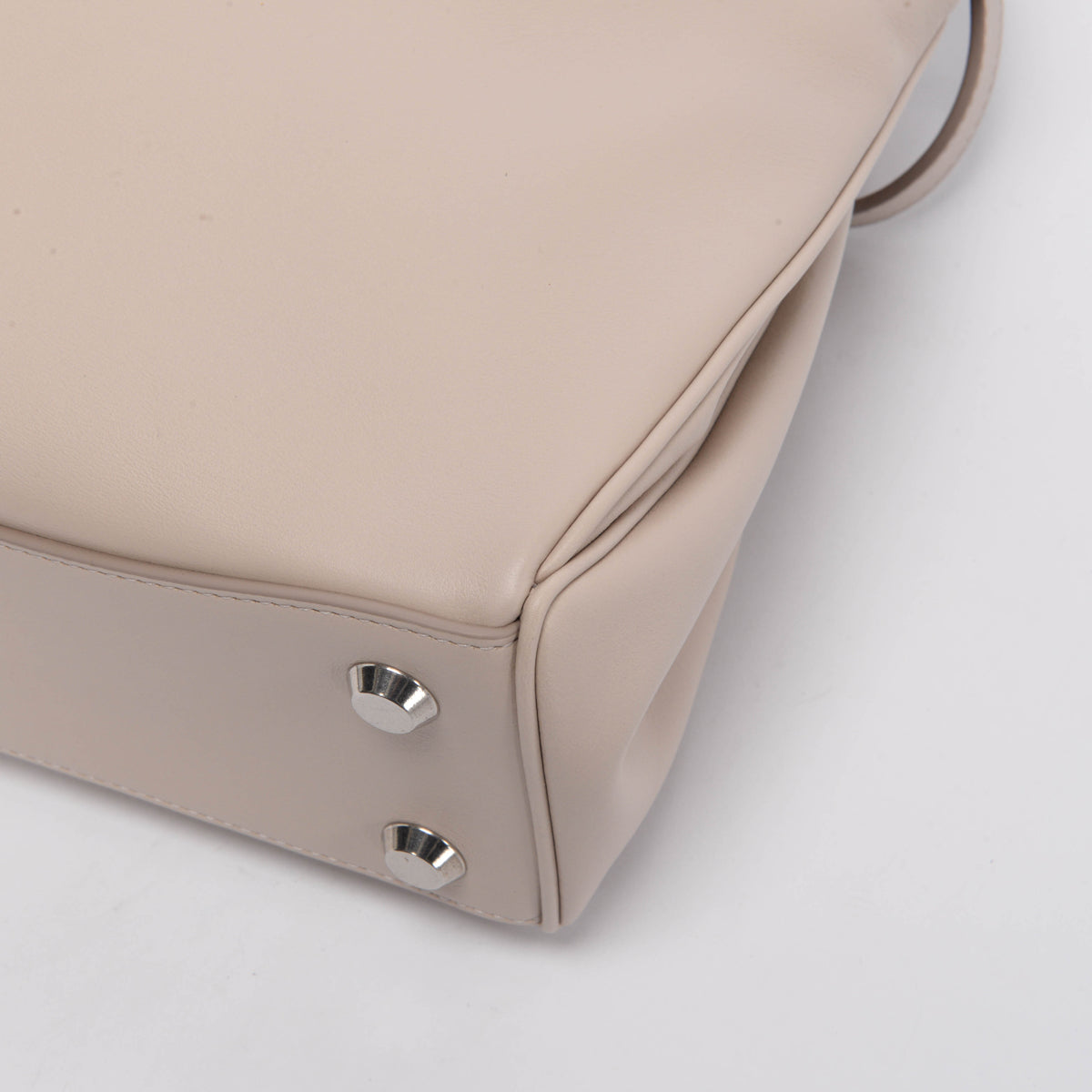 Balenciaga Almond Smooth Calfskin Small Rodeo Bag