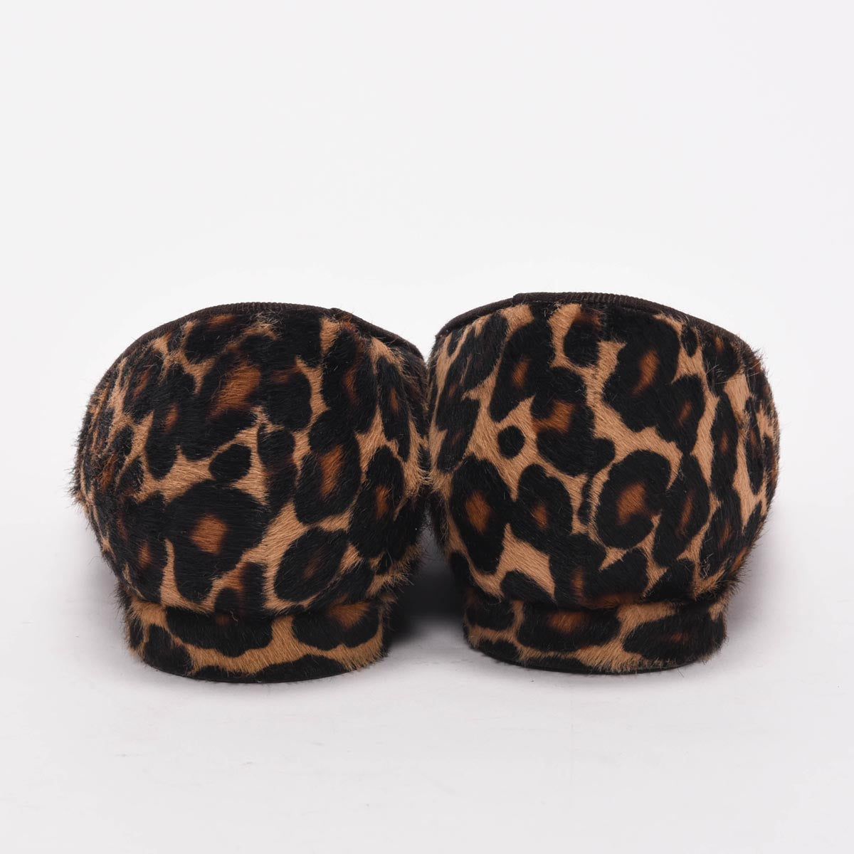 Manolo Blahnik Leopard Calf Hair Flats 38.5