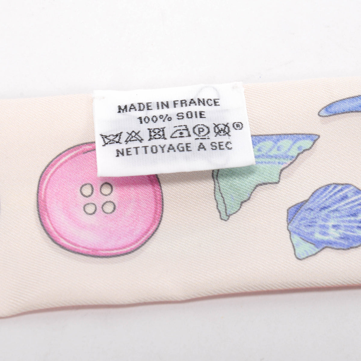 Hermes Rose Poudre Silk In The Pocket Twilly