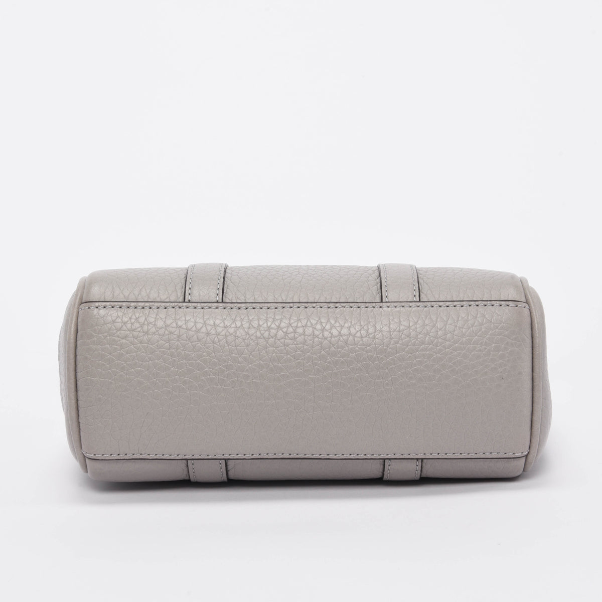 Mulberry Pale Grey Heavy Grain Mini Bayswater Tote