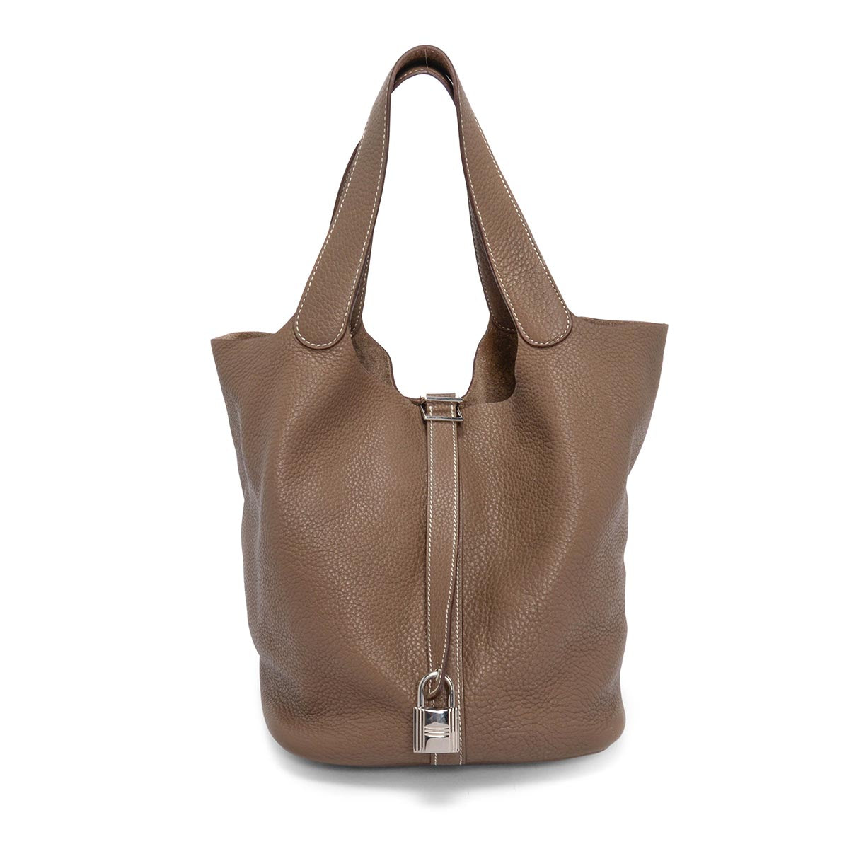 Hermes Etoupe Clemence Picotin Lock 26