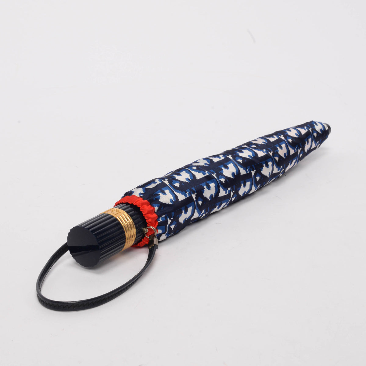 Dior Blue Oblique Vintage Umbrella