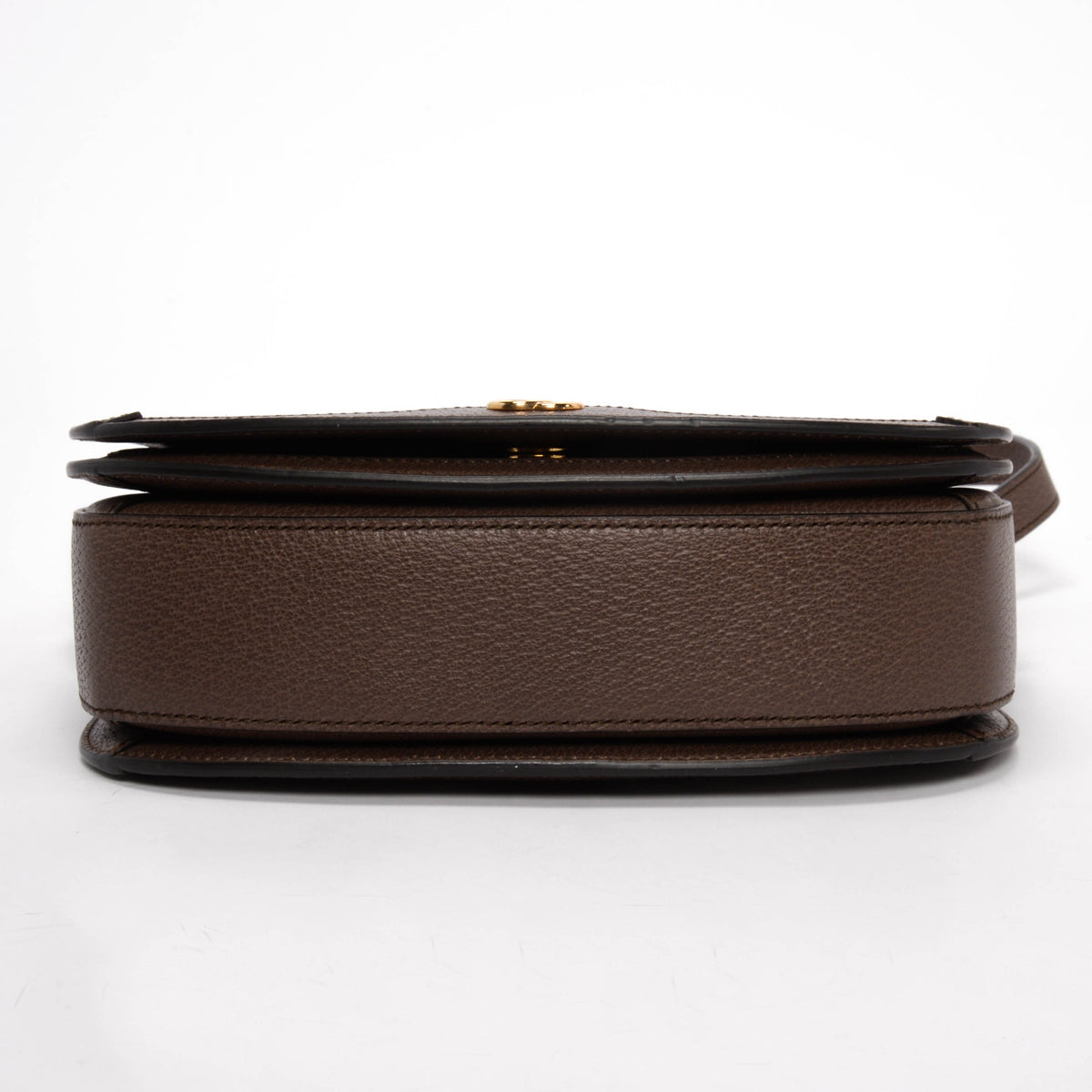 Gucci Brown GG Supreme Ophidia Small Flap Bag