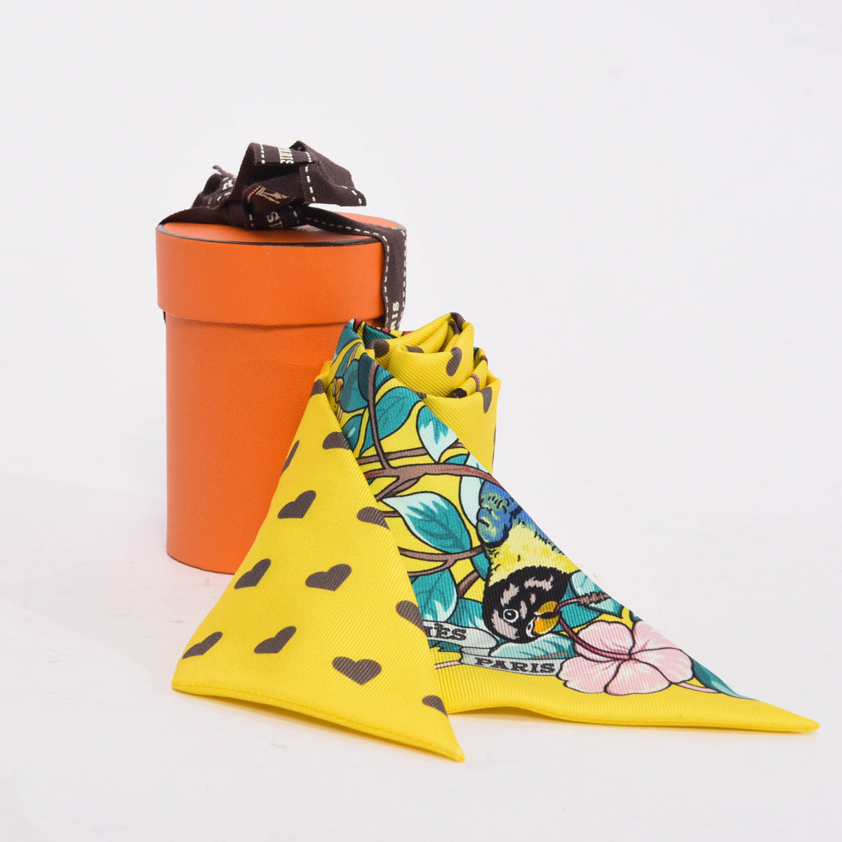 Hermes Yellow Silk Jungle Love Love Twilly