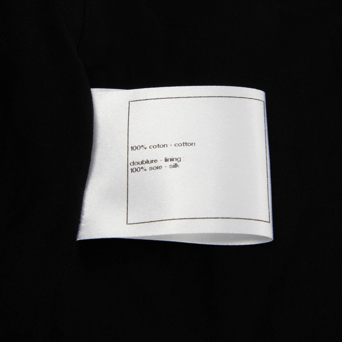 Chanel Black Cotton Boucle Patch Pocket Jacket FR 48