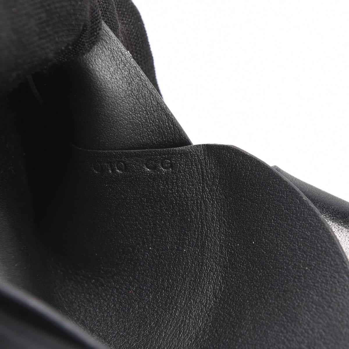 Hermes Black Box Calf Calvi Duo Compact Card Holder