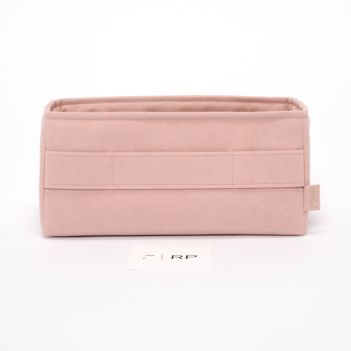 7 Rue Paradis Blush Alcantara Kelly 25 Bag Insert
