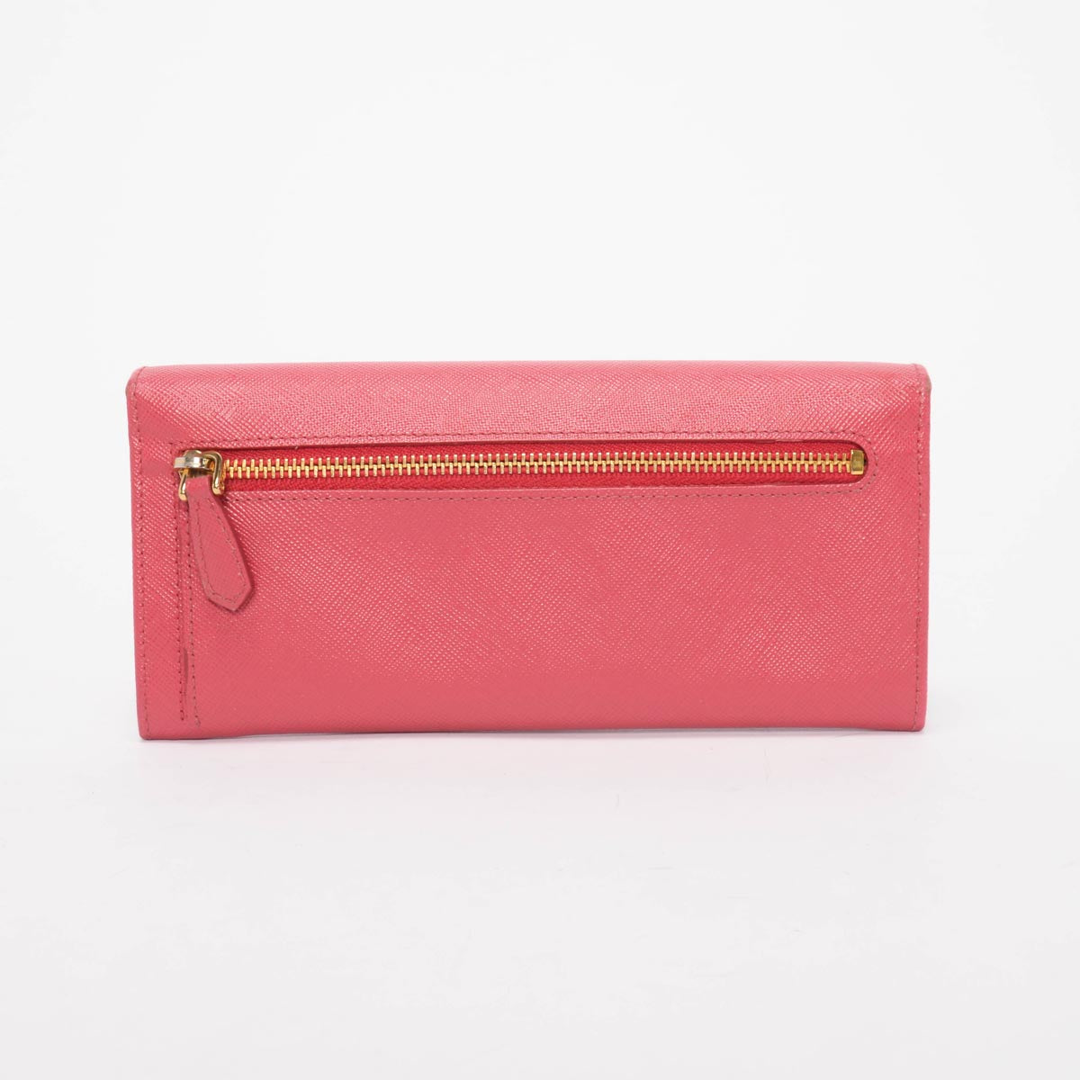 Prada Peony Saffiano Bow Wallet