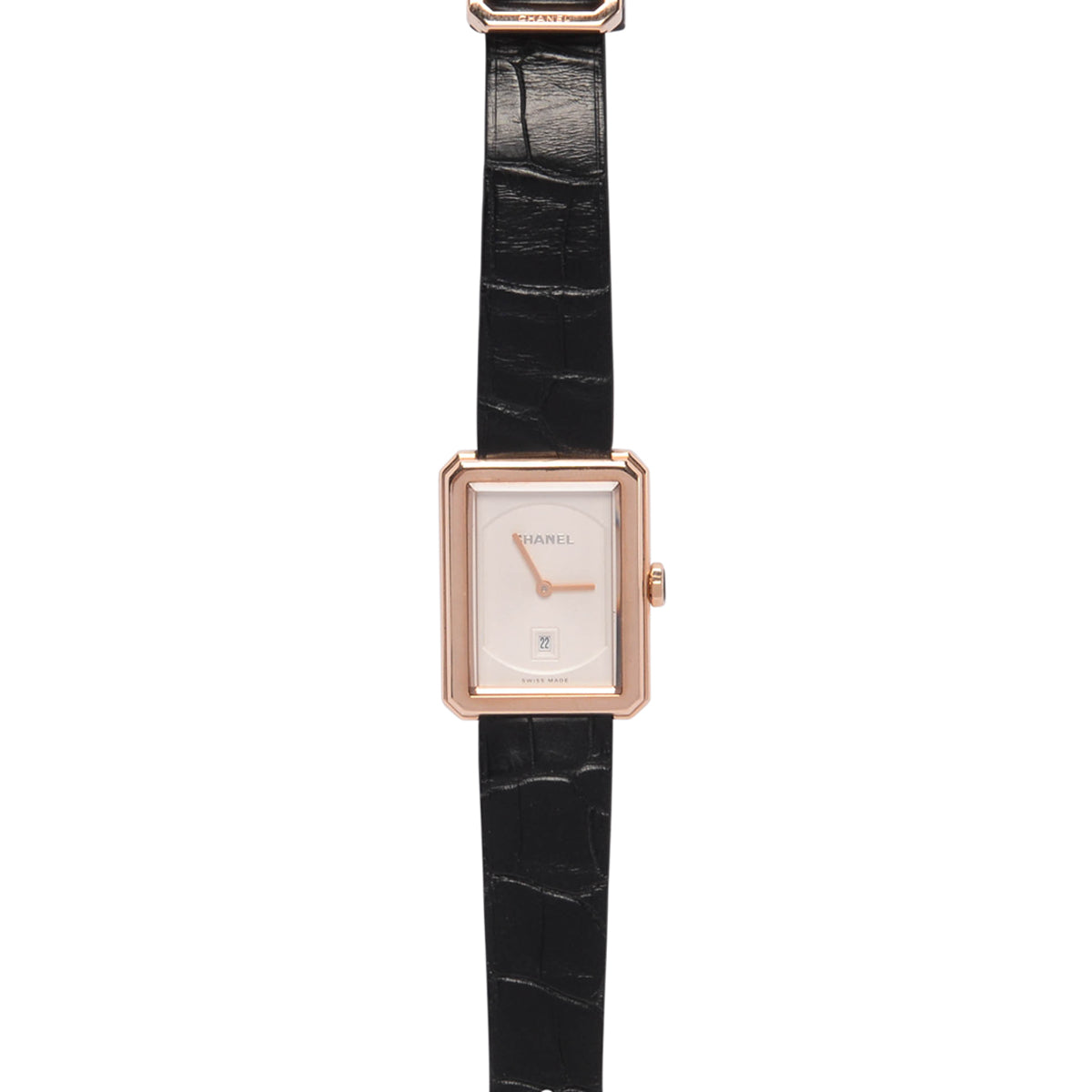 Chanel 18k Beige Gold Medium Boy.Friend Watch