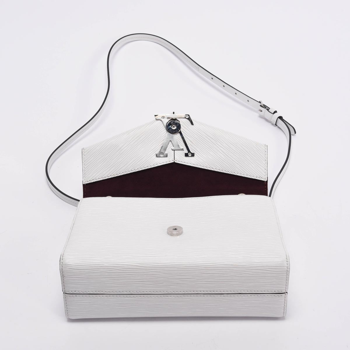 Louis Vuitton White Epi Leather Pochette Grenelle