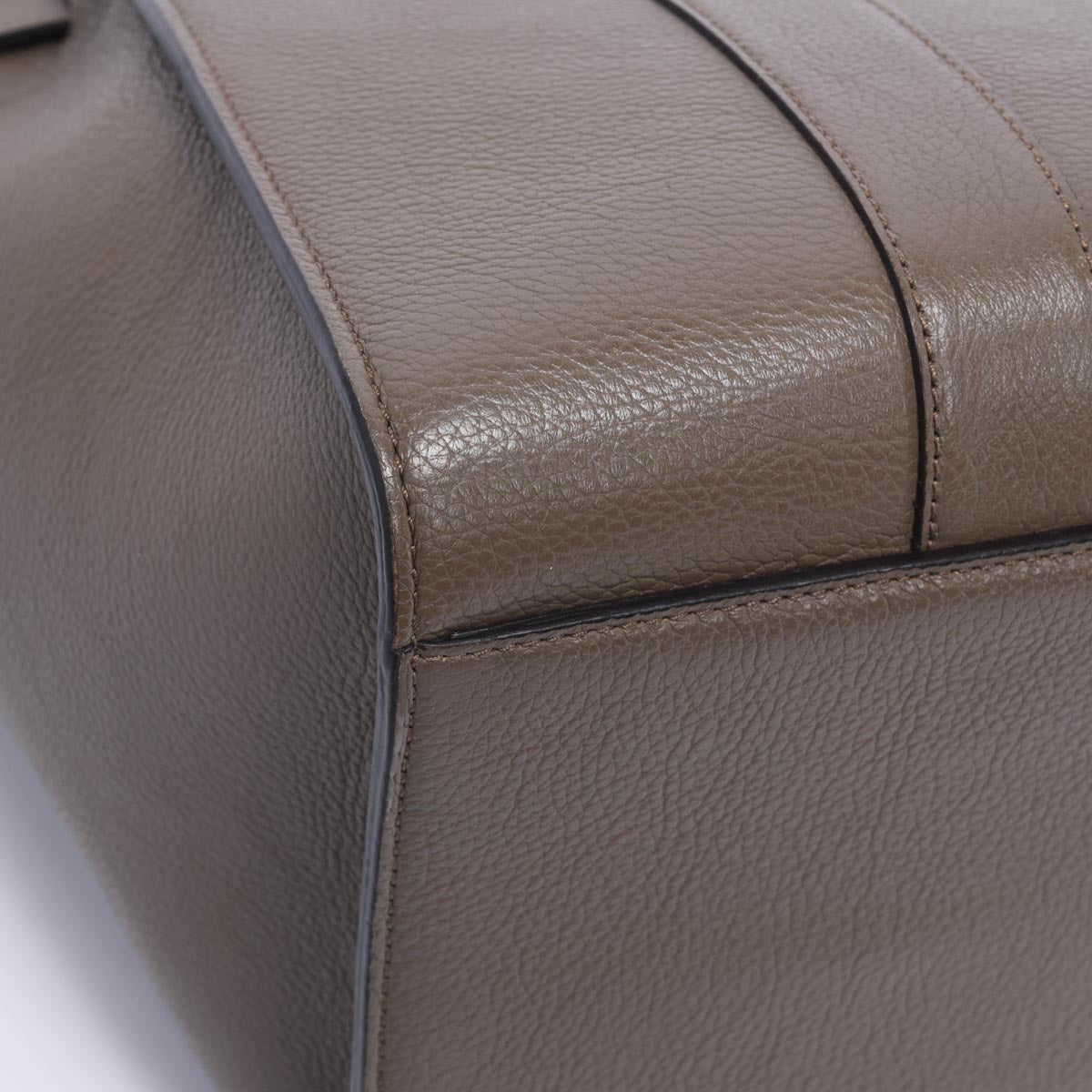 Mulberry Taupe Grained Leather Large Bayswater Zipped Tote