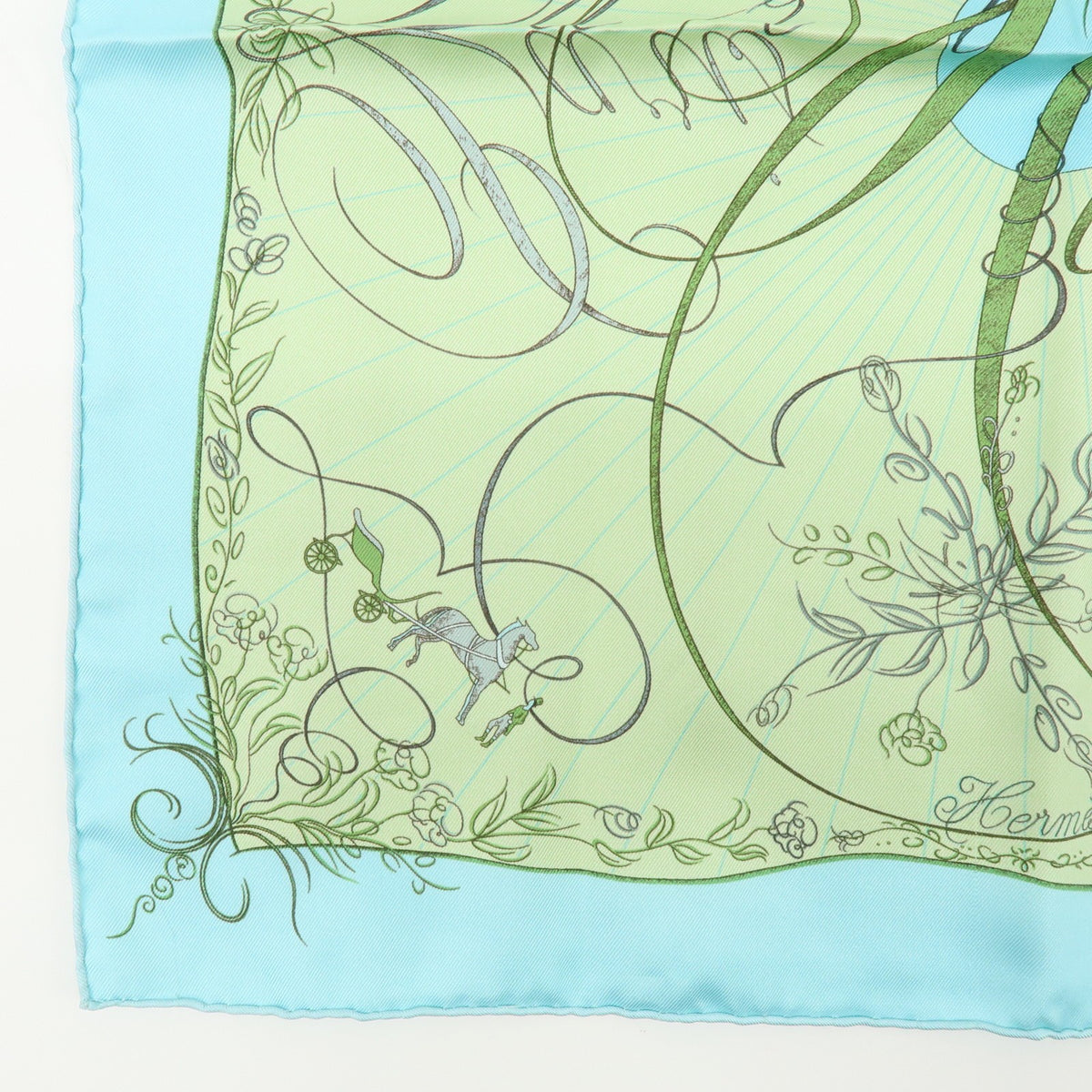 Hermes Les Capucines & Effluves Pocket Square Scarves
