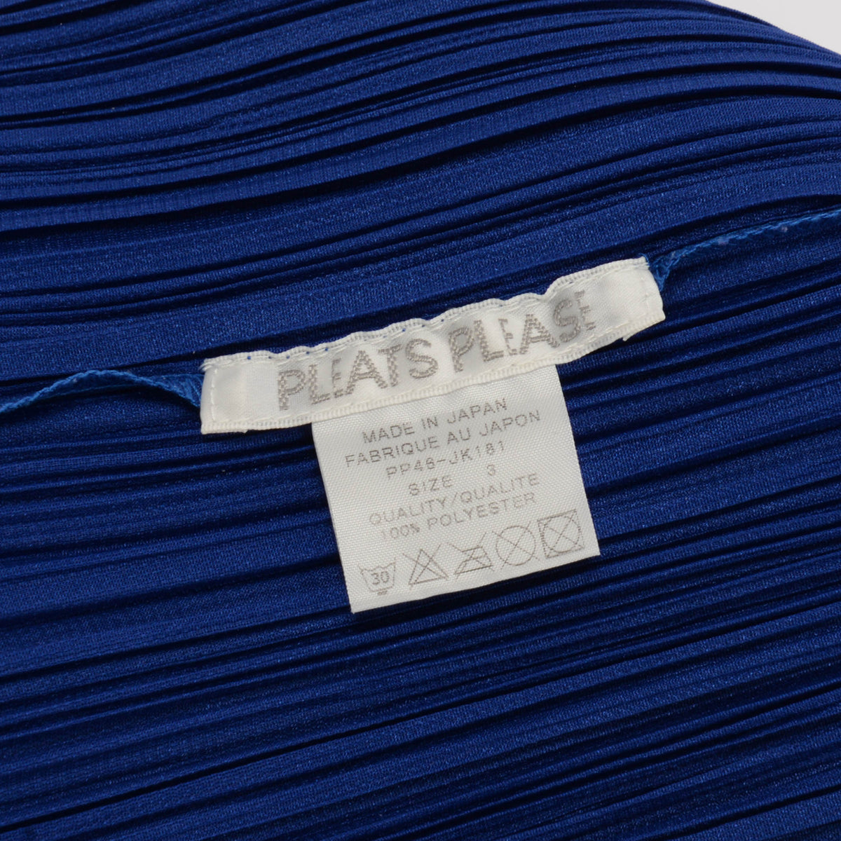 Pleats Please Issey Miyake Blue Pleated Singlet Top