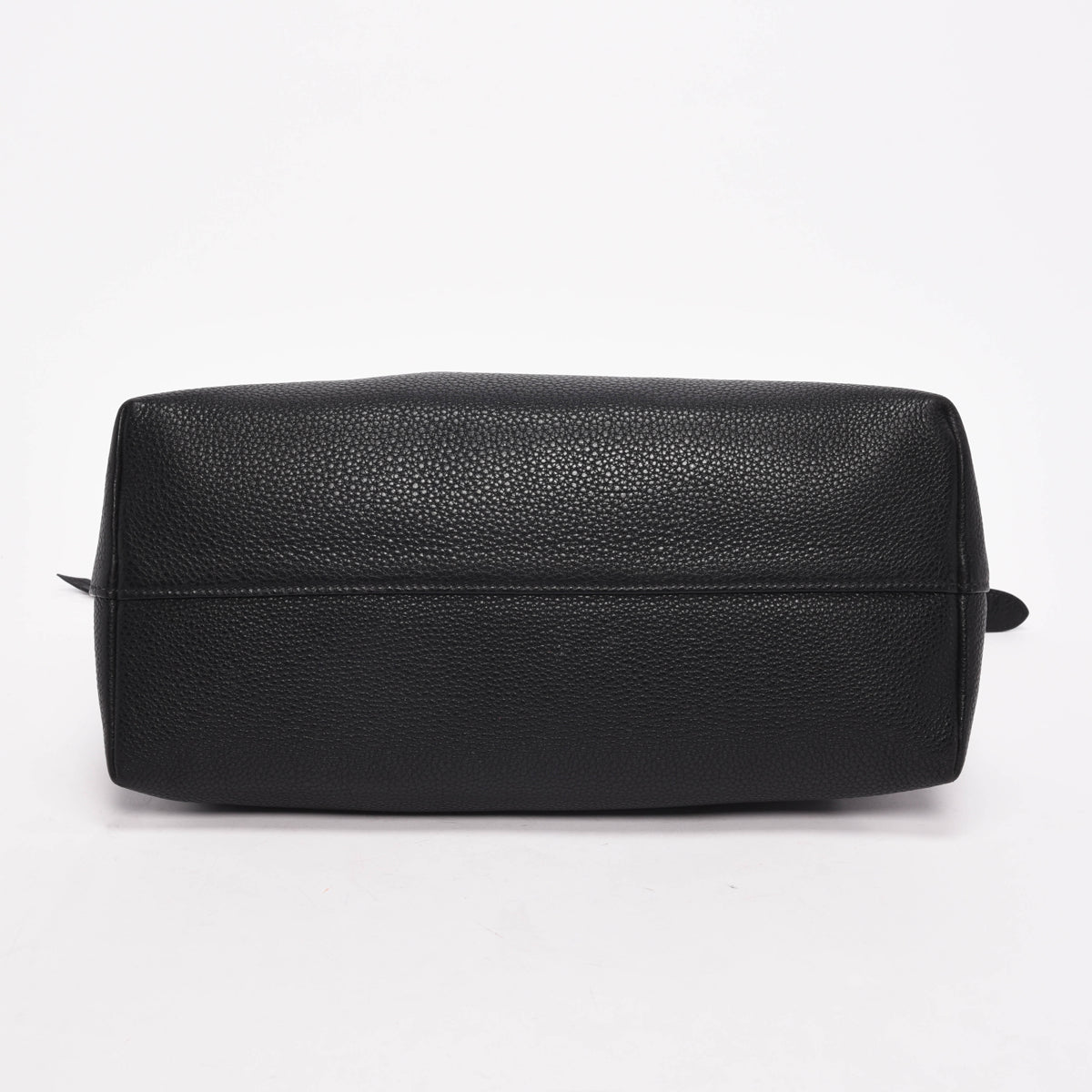 Prada Black Vitello Daino Top Handle Shoulder Bag