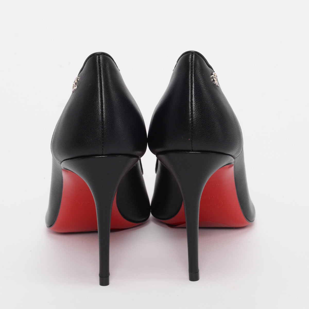 Christian Louboutin Black Nappa Leather Sporty Kate 85 Pumps 38