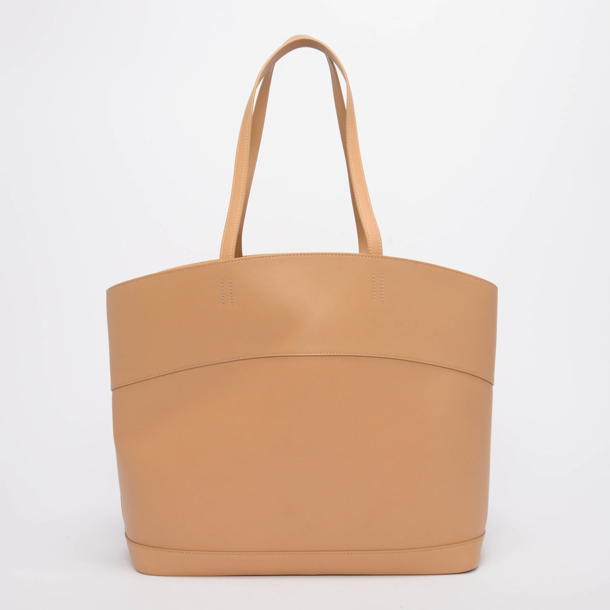 Ferragamo Light Camel Smooth Calfskin Charming XL Tote