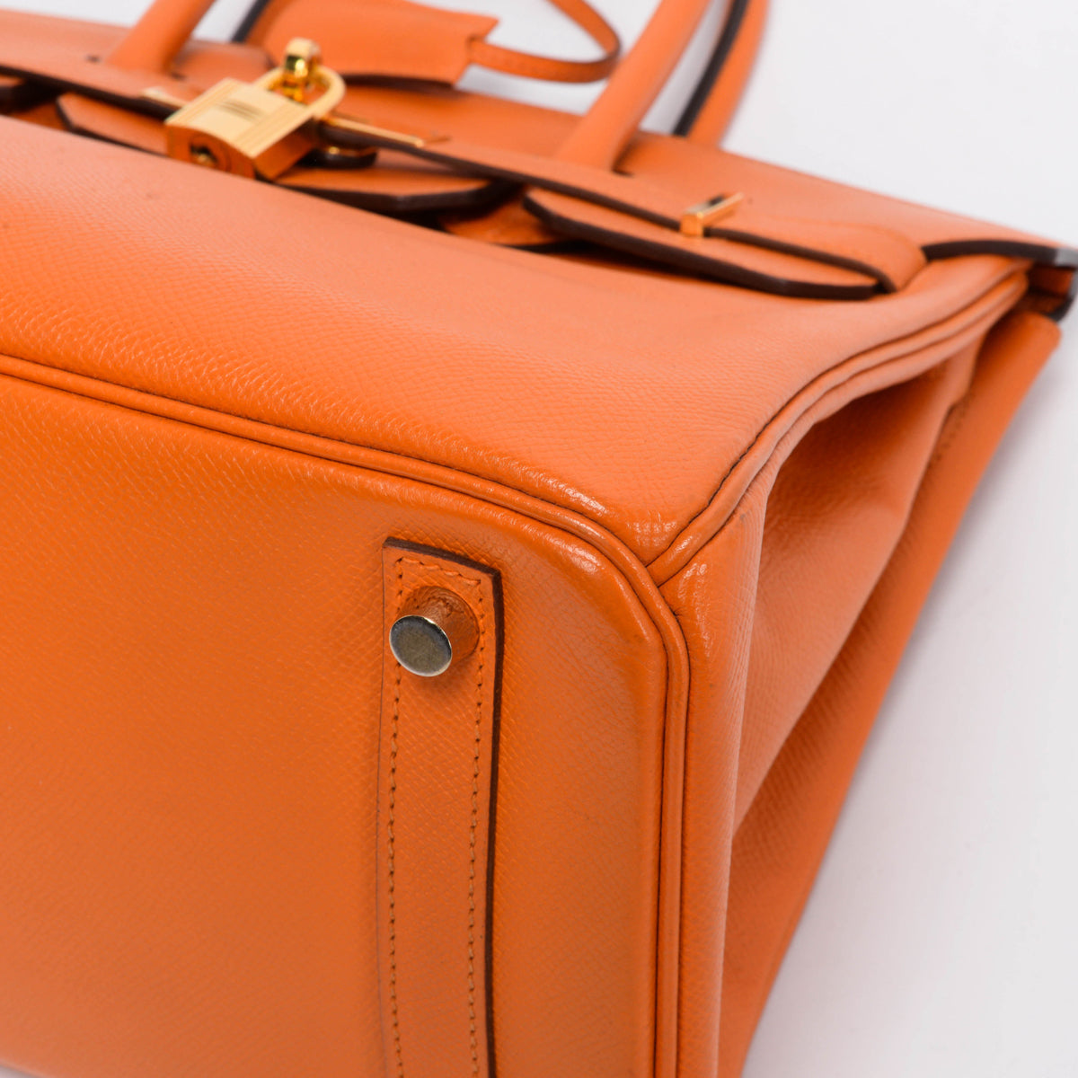 Hermes Orange Epsom Birkin 30 GHW