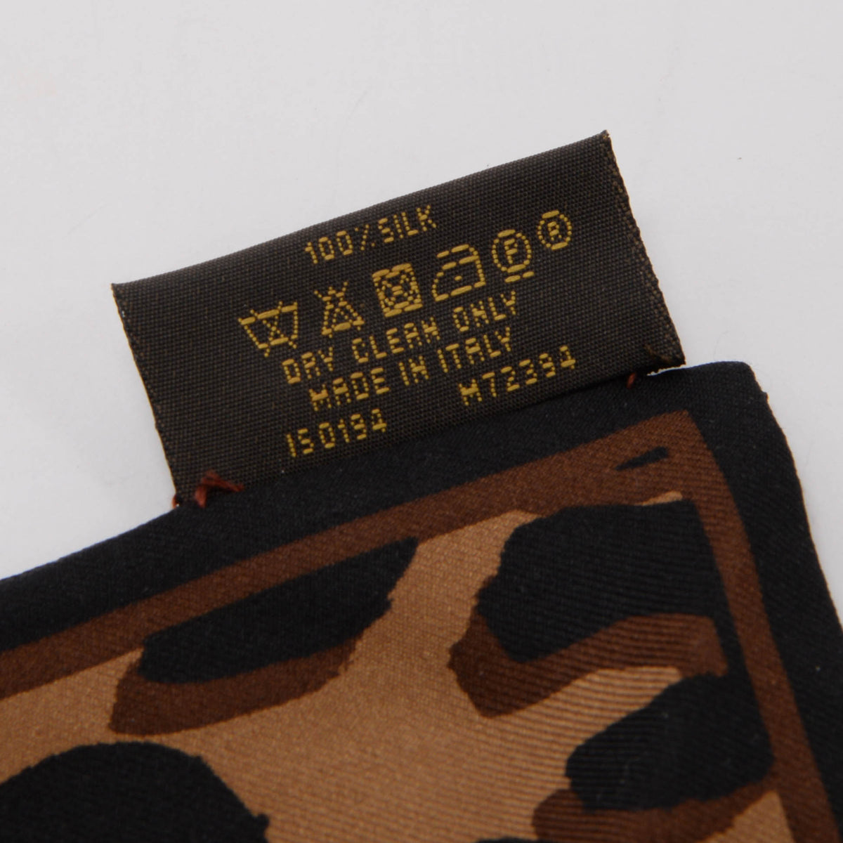 Louis Vuitton x Stephen Sprouse Brown Silk Leopard Print Bandeau