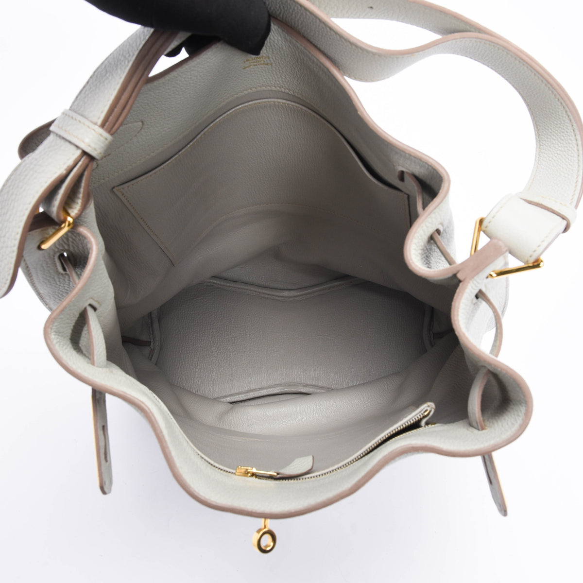 Hermes Gris Perle Togo So Kelly 26