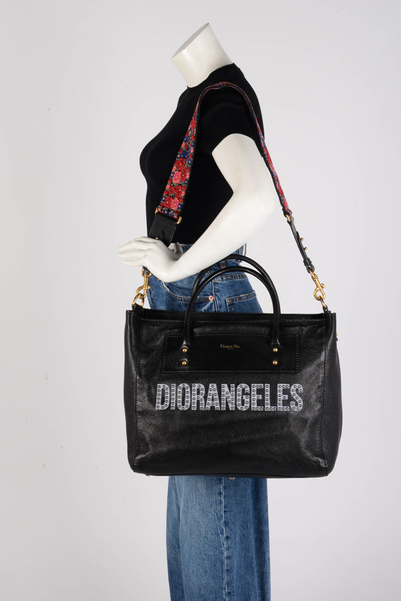 Dior Black Goatskin DiorAngeles Tote