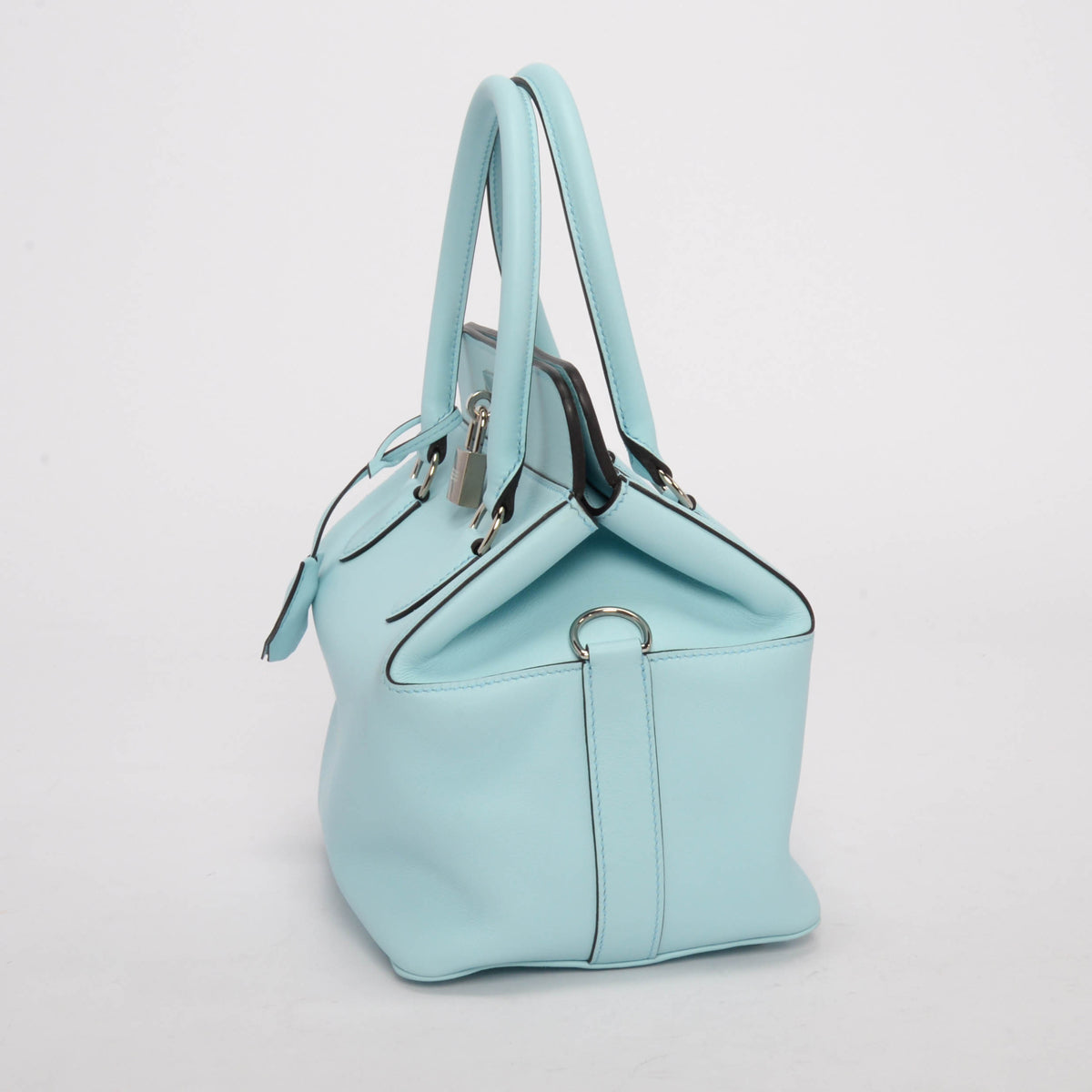Hermes Bleu Zephyr Swift Mini Toolbox Bag