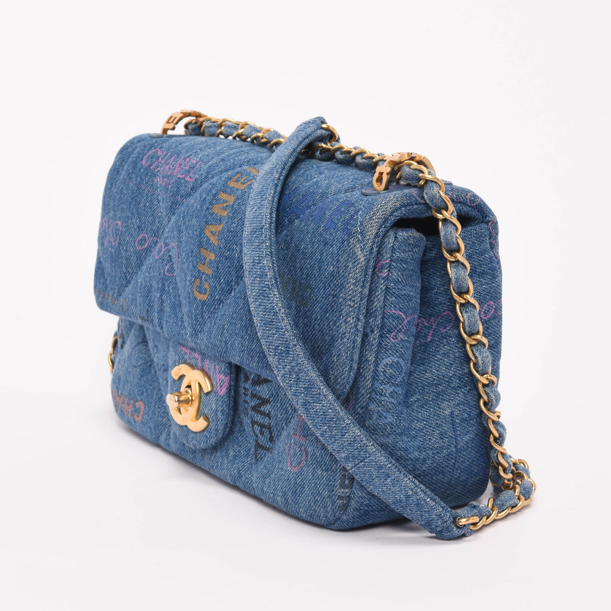 Chanel Blue Denim Mood Mini Flap Bag