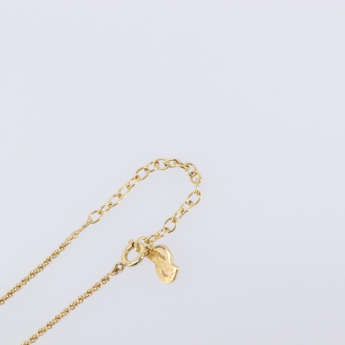 Dior Vintage Gold Tone Crystal Pendant