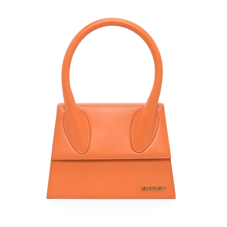 Jacquemus Orange Leather Le Grand Chiquito Bag