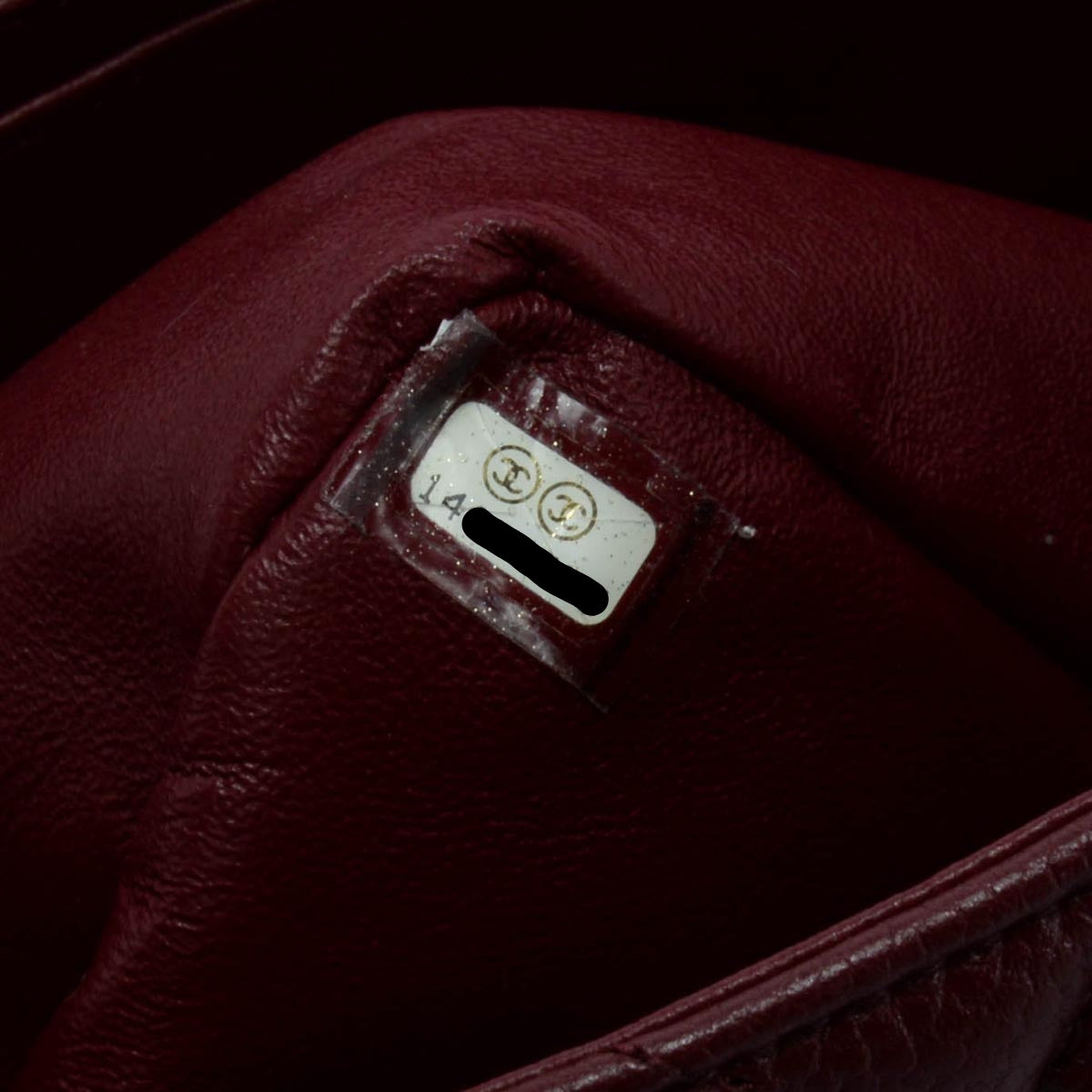 Chanel Dark Red Caviar Maxi Single Flap Bag