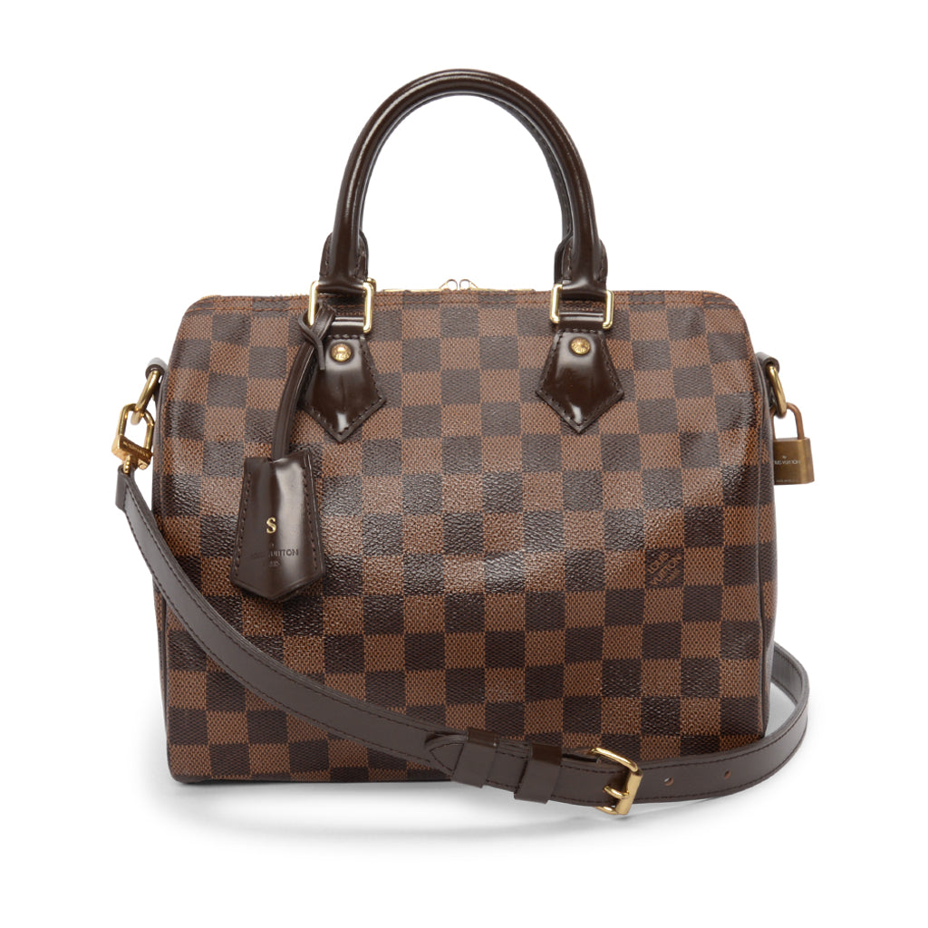 Louis Vuitton Damier Ebene Speedy Bandouliere 25