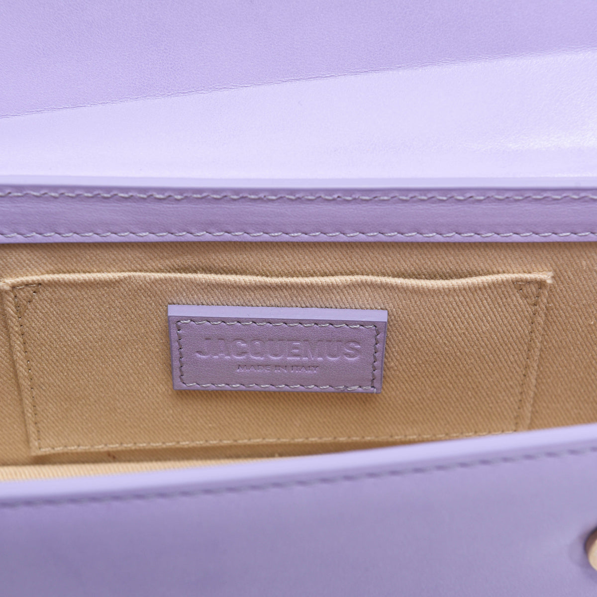 Jacquemus Lilac Calfskin Le Chiquito Long Bag