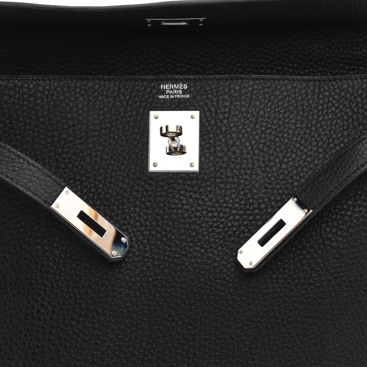 Hermes Black Clemence Kelly 32 PHW