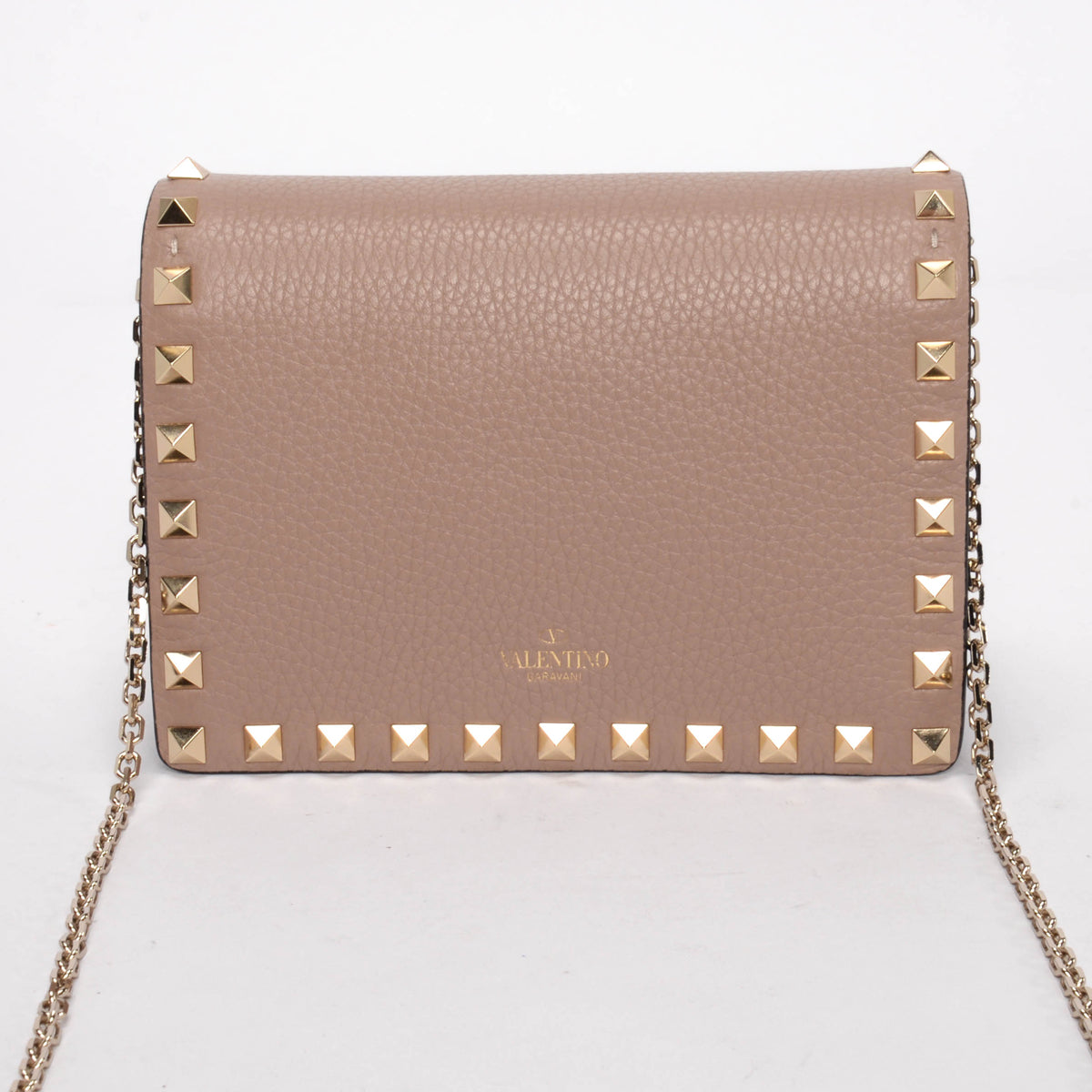 Valentino Poudre Grained Calfskin Rockstud Mini Bag