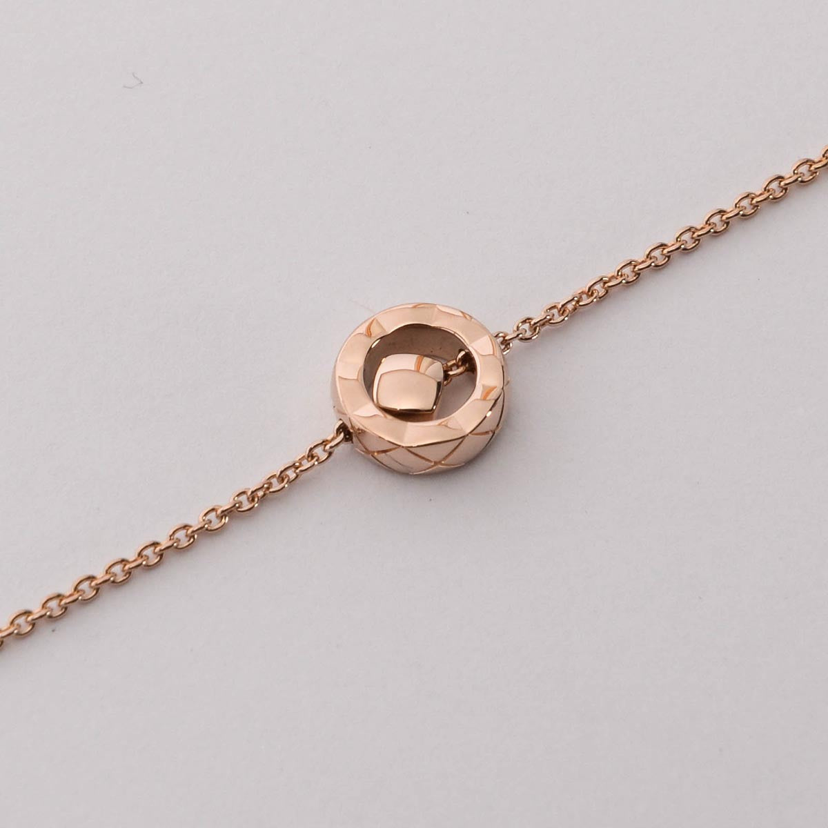Chanel Beige Gold & Diamond Coco Bracelet