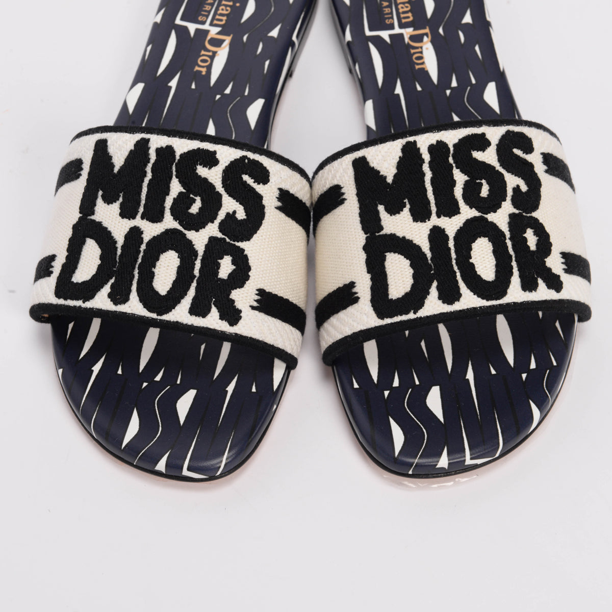 Dior Deep Blue Miss Dior DWay Slides 37