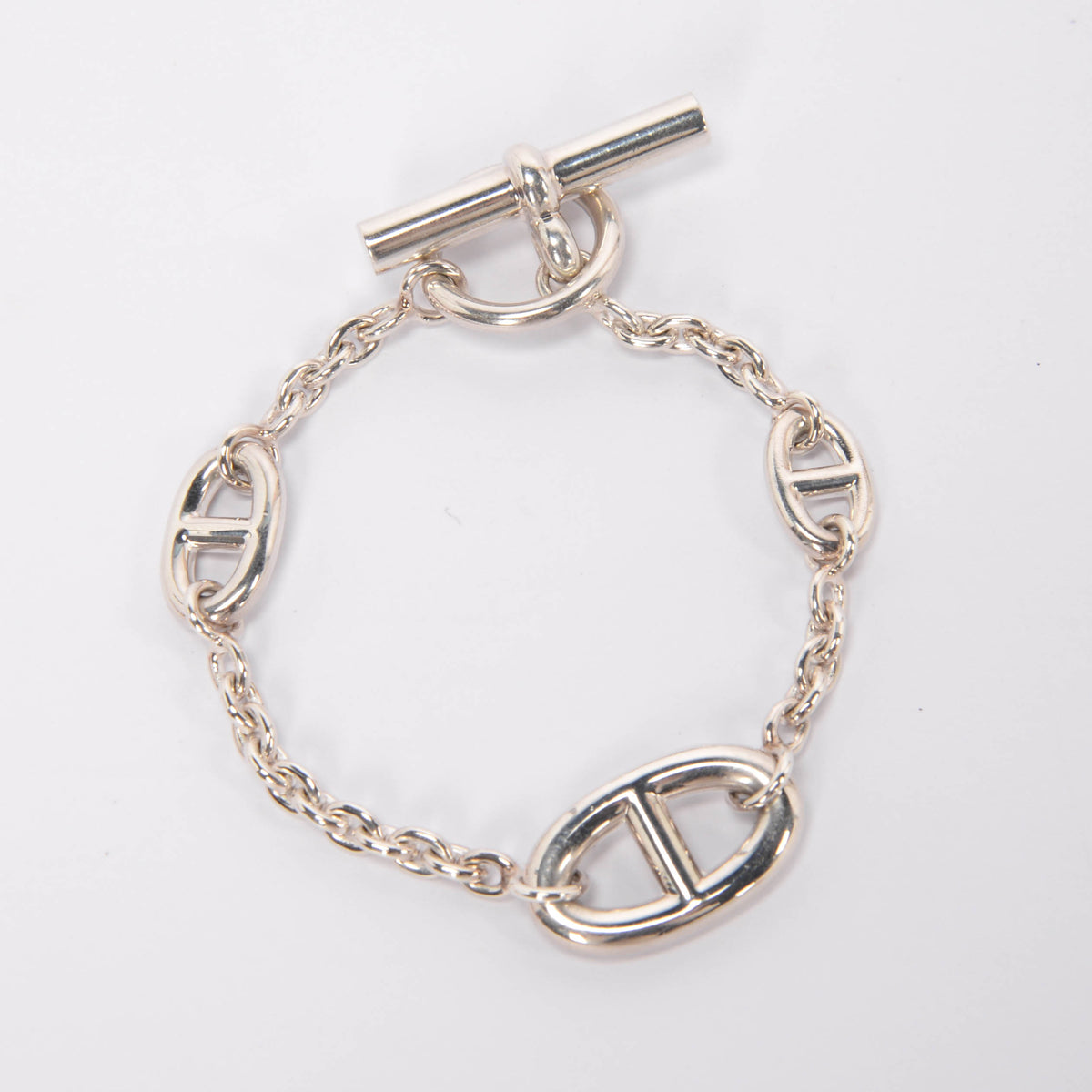 Hermes Sterling Silver Farandole Bracelet