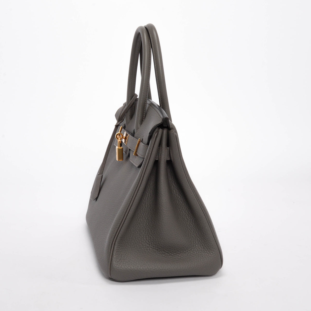 Hermes Gris Etain Togo Birkin 30 RGHW