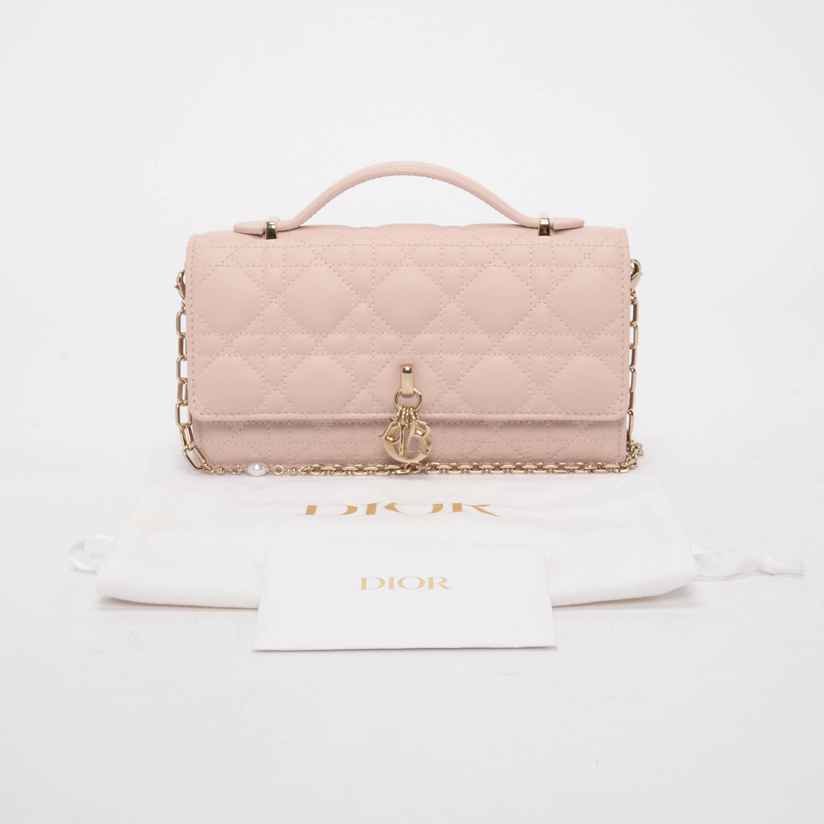 Dior Pale Pink Cannage My Dior Mini Bag