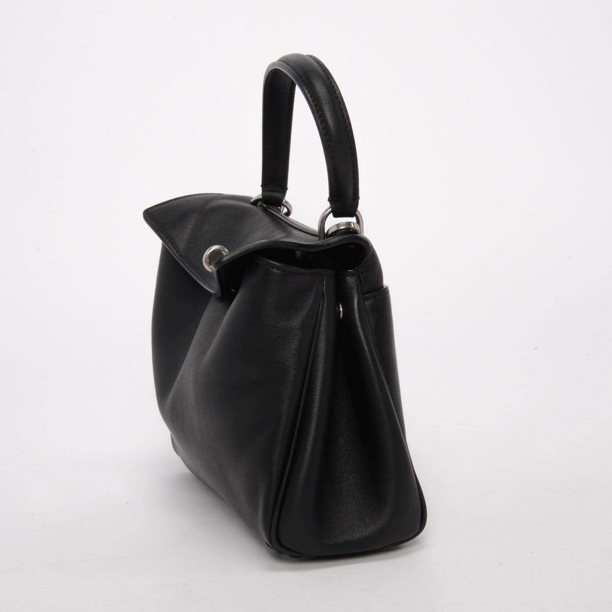 Balenciaga Black Calfskin Mini Rodeo Bag