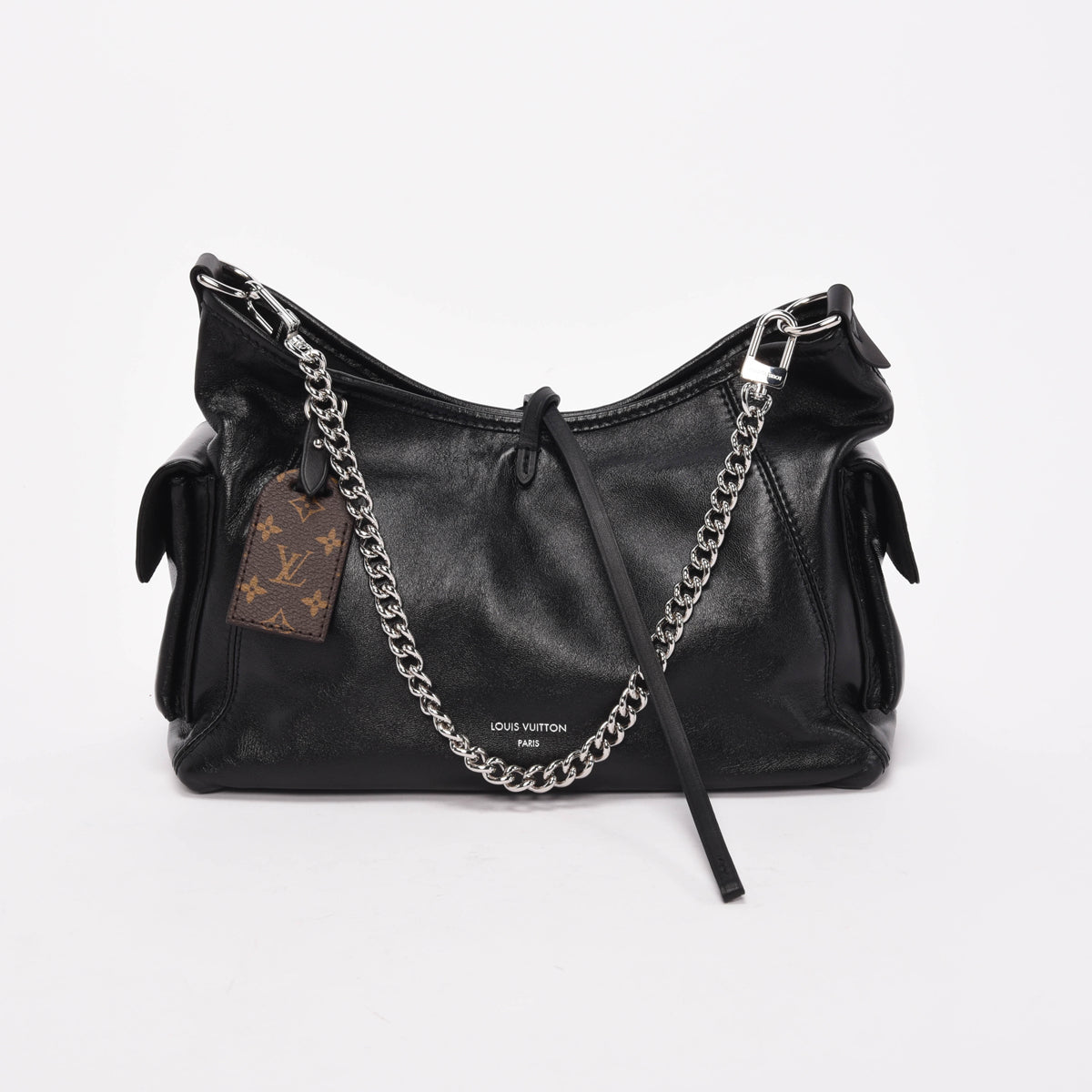 Louis Vuitton Black Lambskin CarryAll Cargo Vibe PM