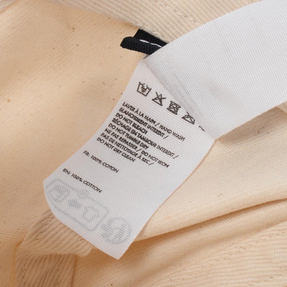 Jacquemus Cream Canvas La Casquette Jacquemus Cap