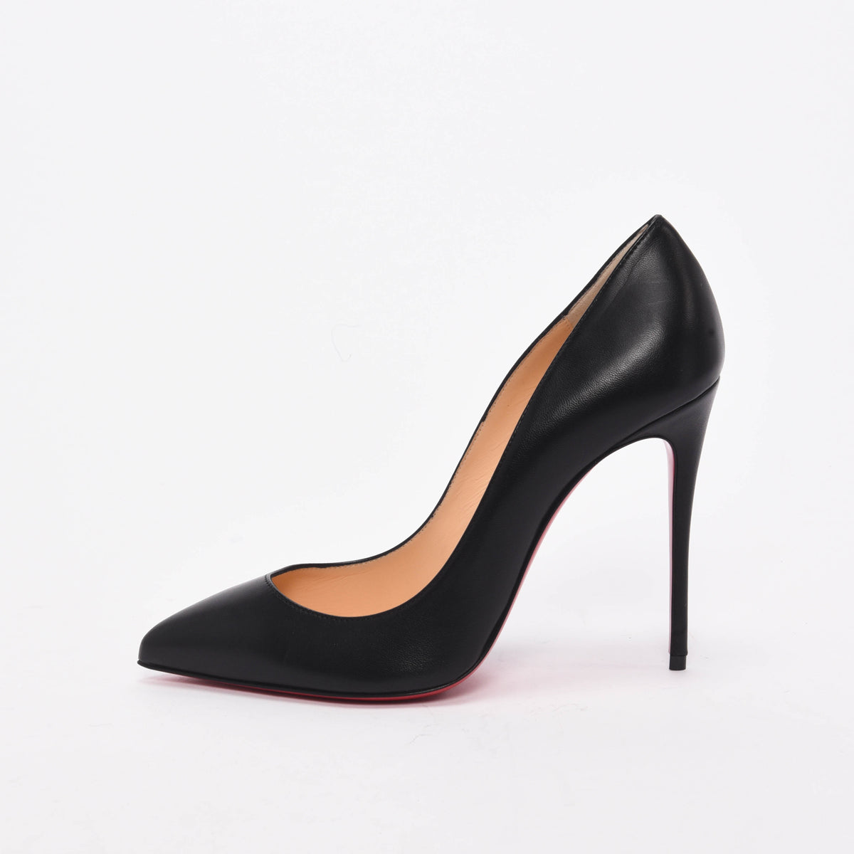 Christian Louboutin Black Nappa Pigalle Follies 100 Pumps 39