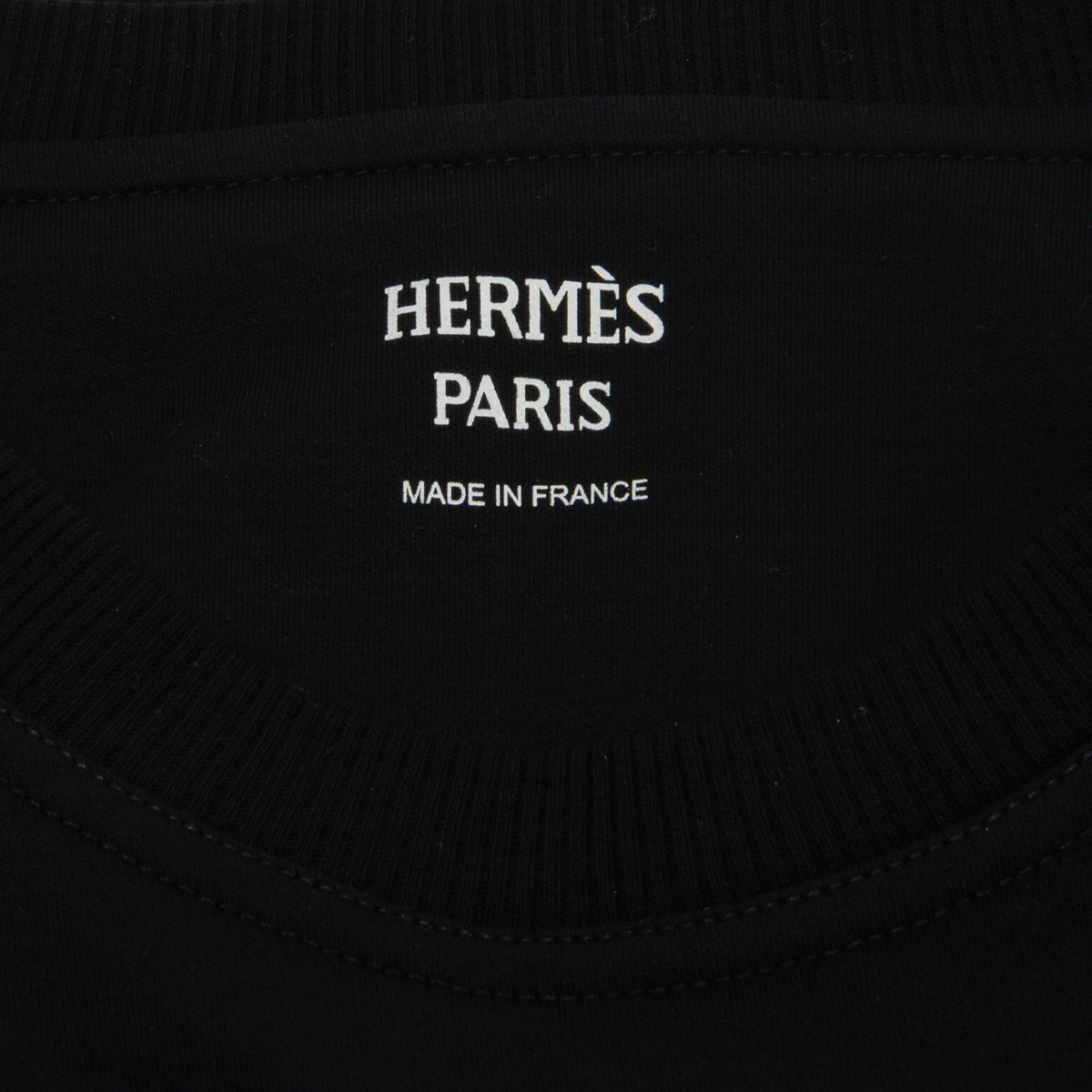 Hermes Black Cotton Jersey Embroidered Maxi T-Shirt FR 40