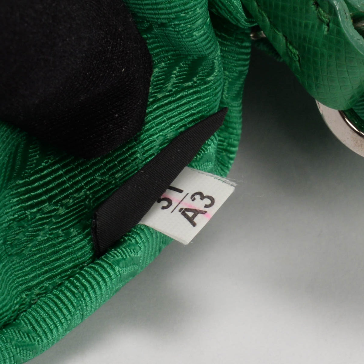 Prada Green Nylon Gaufre Re-Edition 2000 Mini Bag