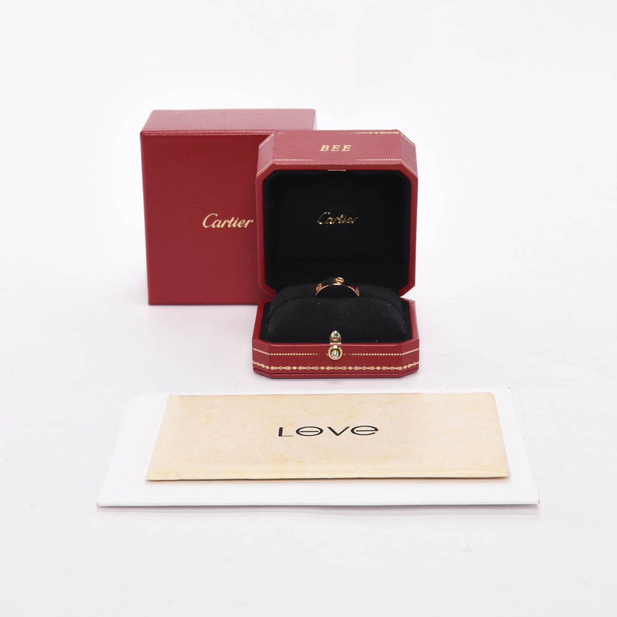 Cartier 18k Yellow Gold Classic Model Love Ring