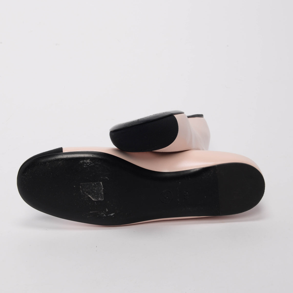 Chanel Pink Pearlescent Lambskin Mary Jane Flats 41